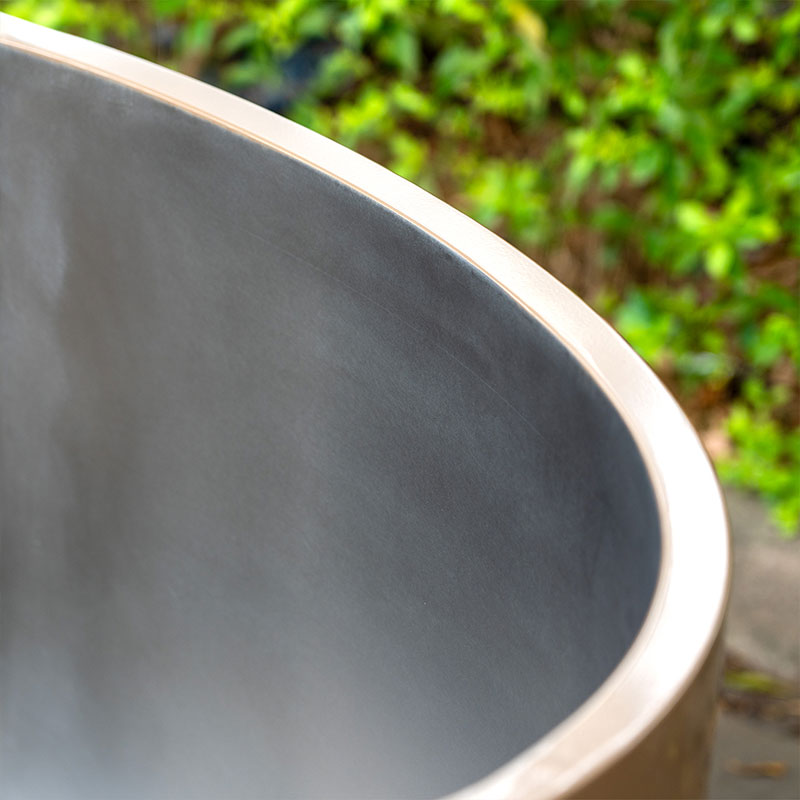 Холодная ванна из нержавеющей стали 304 цвета шампанского и золота