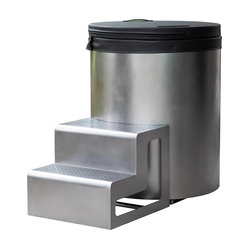 Круглая ванна с холодной водой из нержавеющей стали 304