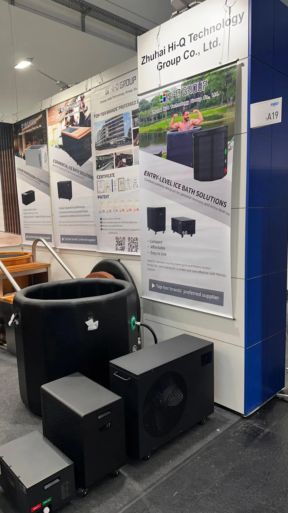 Hi-Q GROUP Debuts TUYA-Integrated 0°C Ice Bath Chiller at FIBO 2026